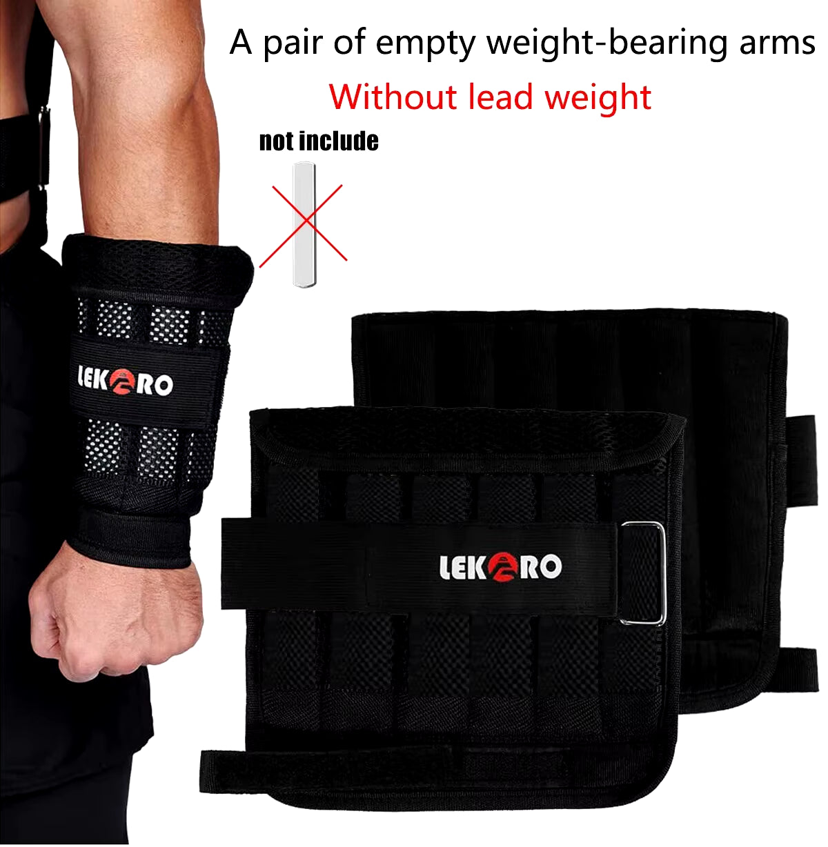 20Kg Adjustable Weight Training Suit Empty Bag Fitness Running Vest, Hand and Foot Strength Training Physical Training Clothing