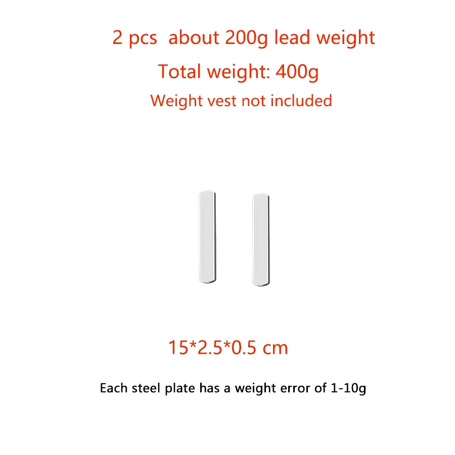 20Kg Adjustable Weight Training Suit Empty Bag Fitness Running Vest, Hand and Foot Strength Training Physical Training Clothing