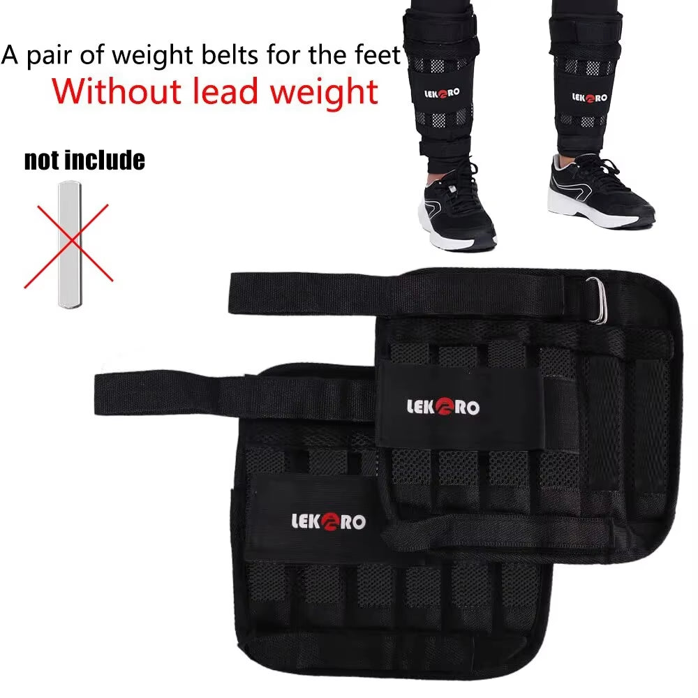 20Kg Adjustable Weight Training Suit Empty Bag Fitness Running Vest, Hand and Foot Strength Training Physical Training Clothing