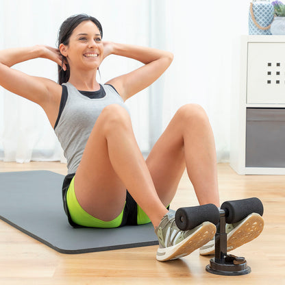 Sit-up Bar for Abdominals with Suction Pad and Exercise Guide CoreUp InnovaGoods-0