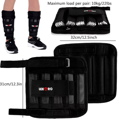 20Kg Adjustable Weight Training Suit Empty Bag Fitness Running Vest, Hand and Foot Strength Training Physical Training Clothing
